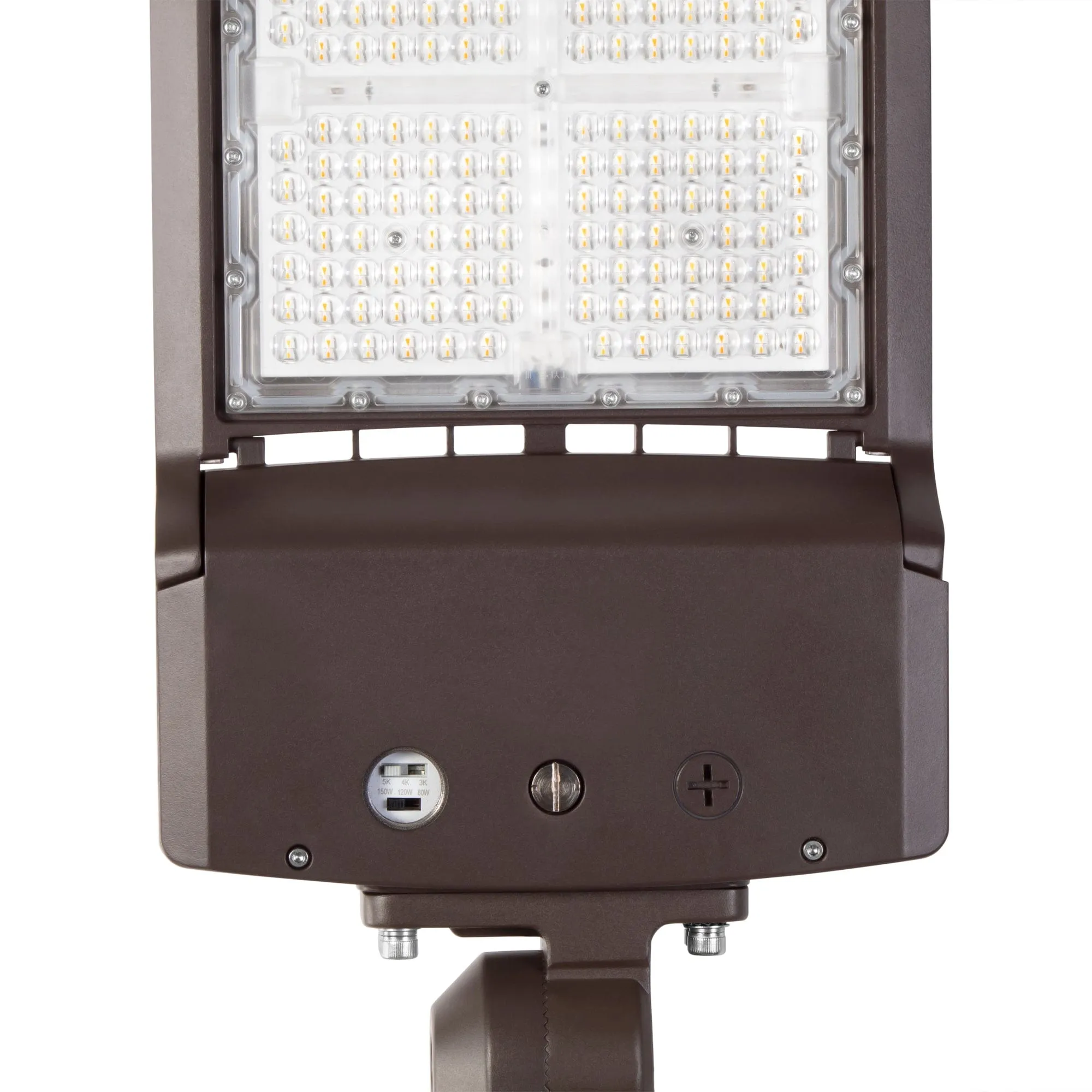 150W/120W/80W LED Area Light With Direct Mount - 3K/4K/5K CCT - 100-277VAC