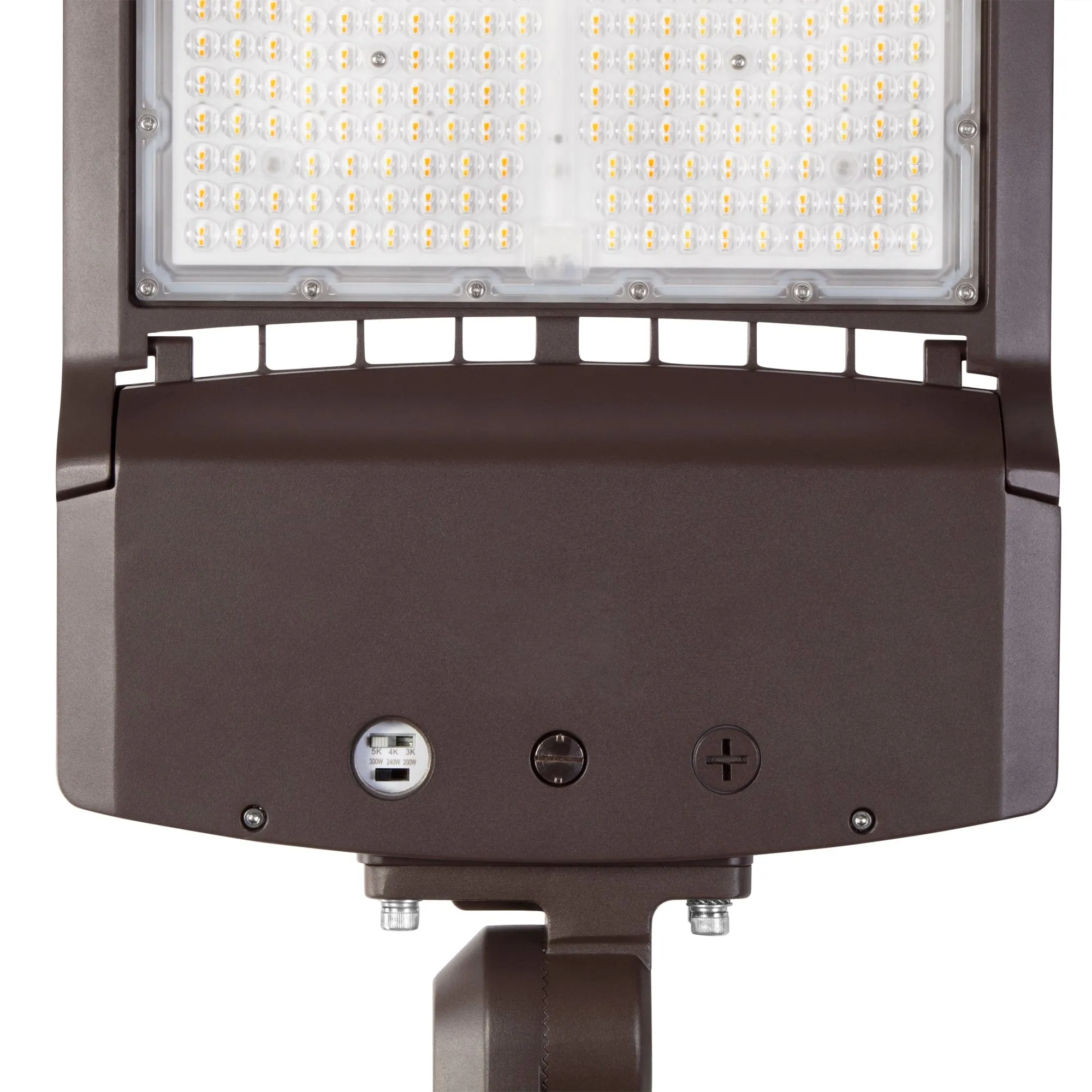 300W/240W/200W LED Area Light With Direct Mount - 3K/4K/5K CCT - 100-277VAC