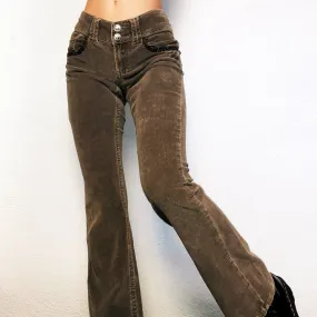 90s Corduroy Flare Pants