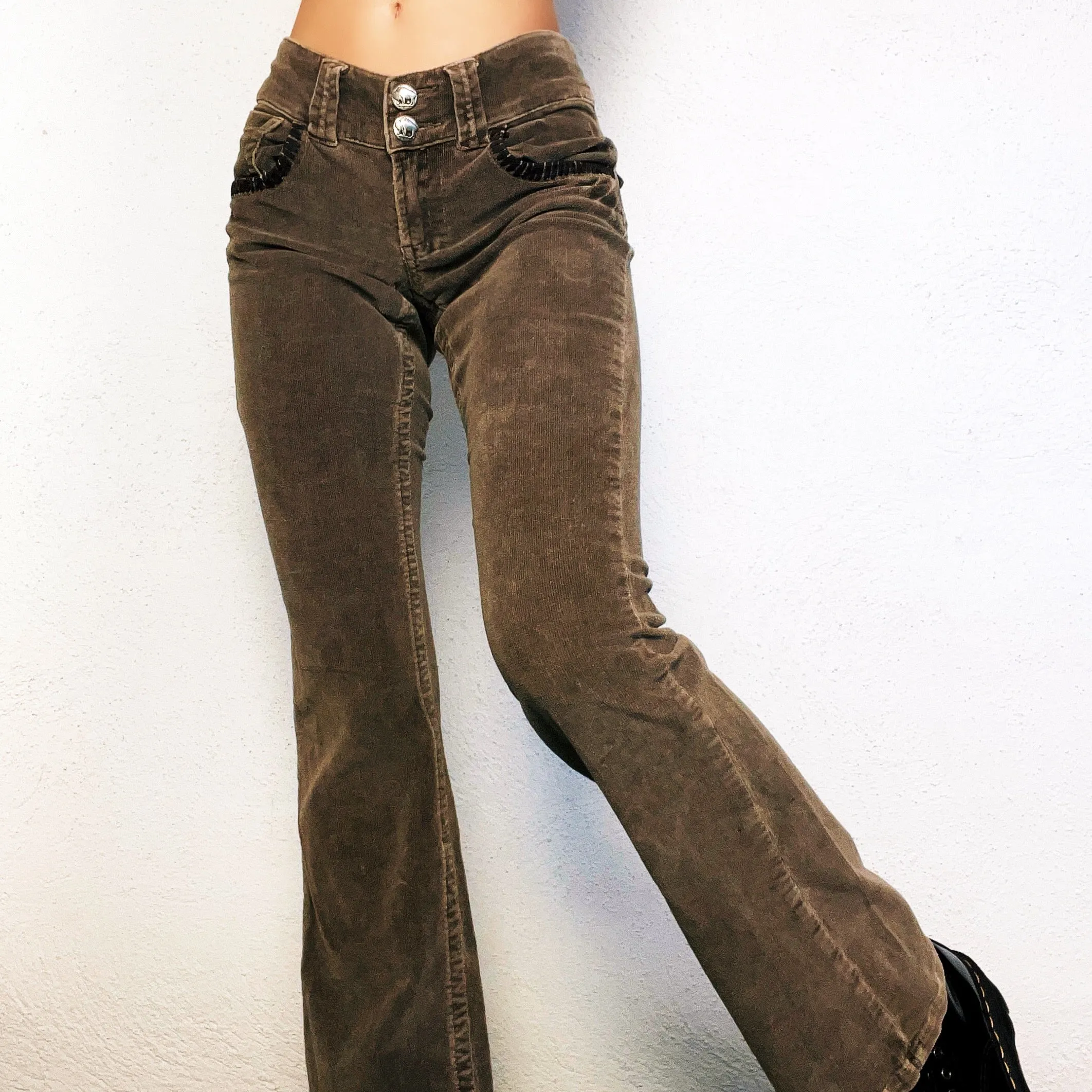 90s Corduroy Flare Pants