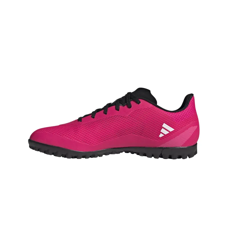 Adidas unisex soccer shoe X Speedportal.4 TF GZ2445 shock pink-white-black