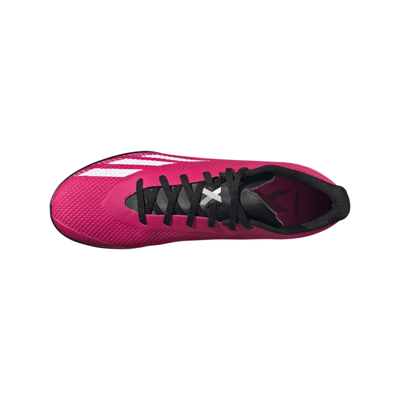 Adidas unisex soccer shoe X Speedportal.4 TF GZ2445 shock pink-white-black