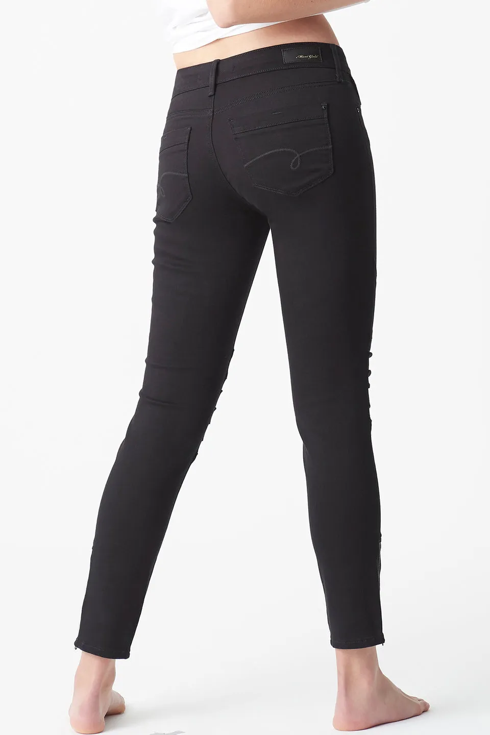 Jesy Skinny Black Gold Pima Denim Jean