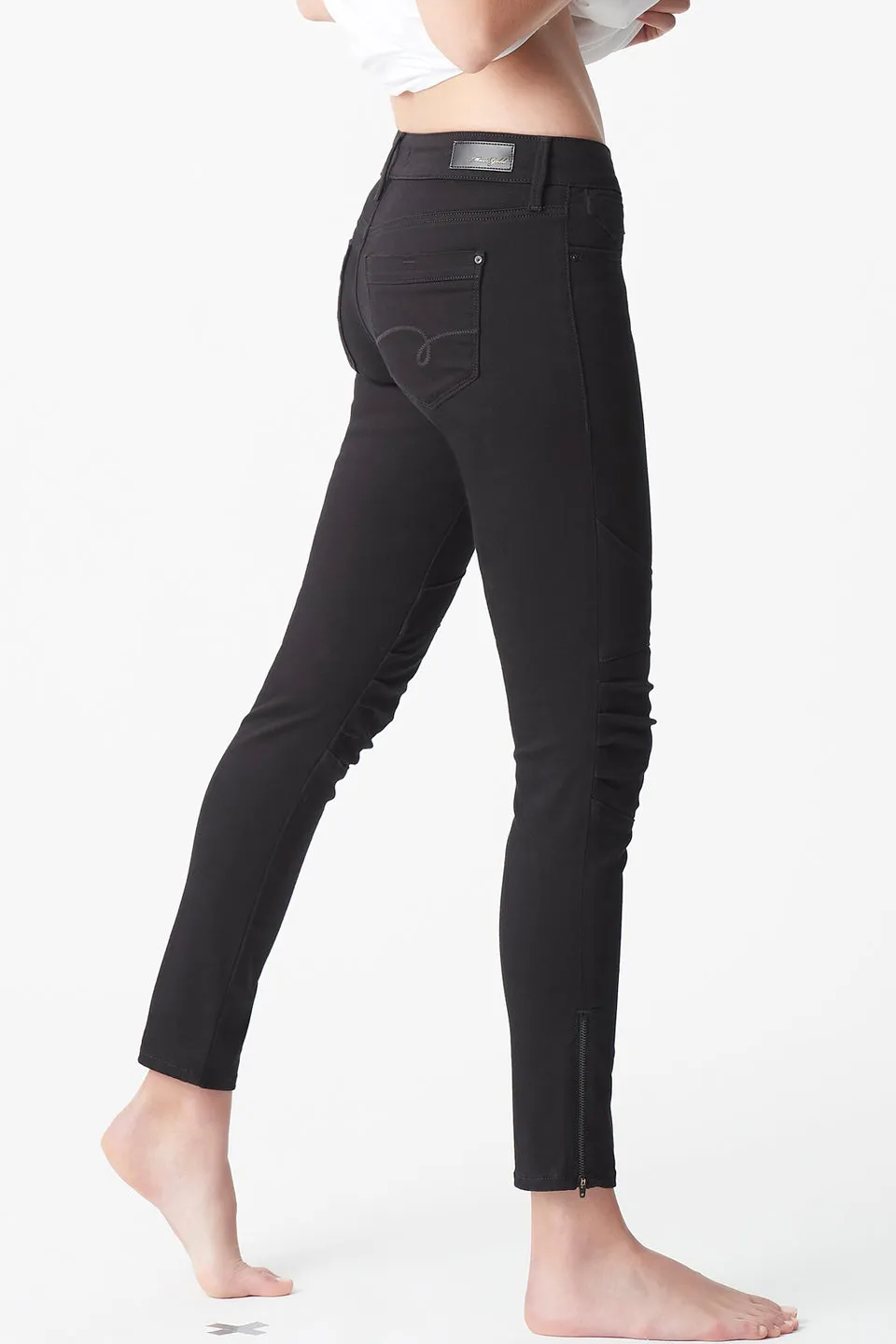 Jesy Skinny Black Gold Pima Denim Jean
