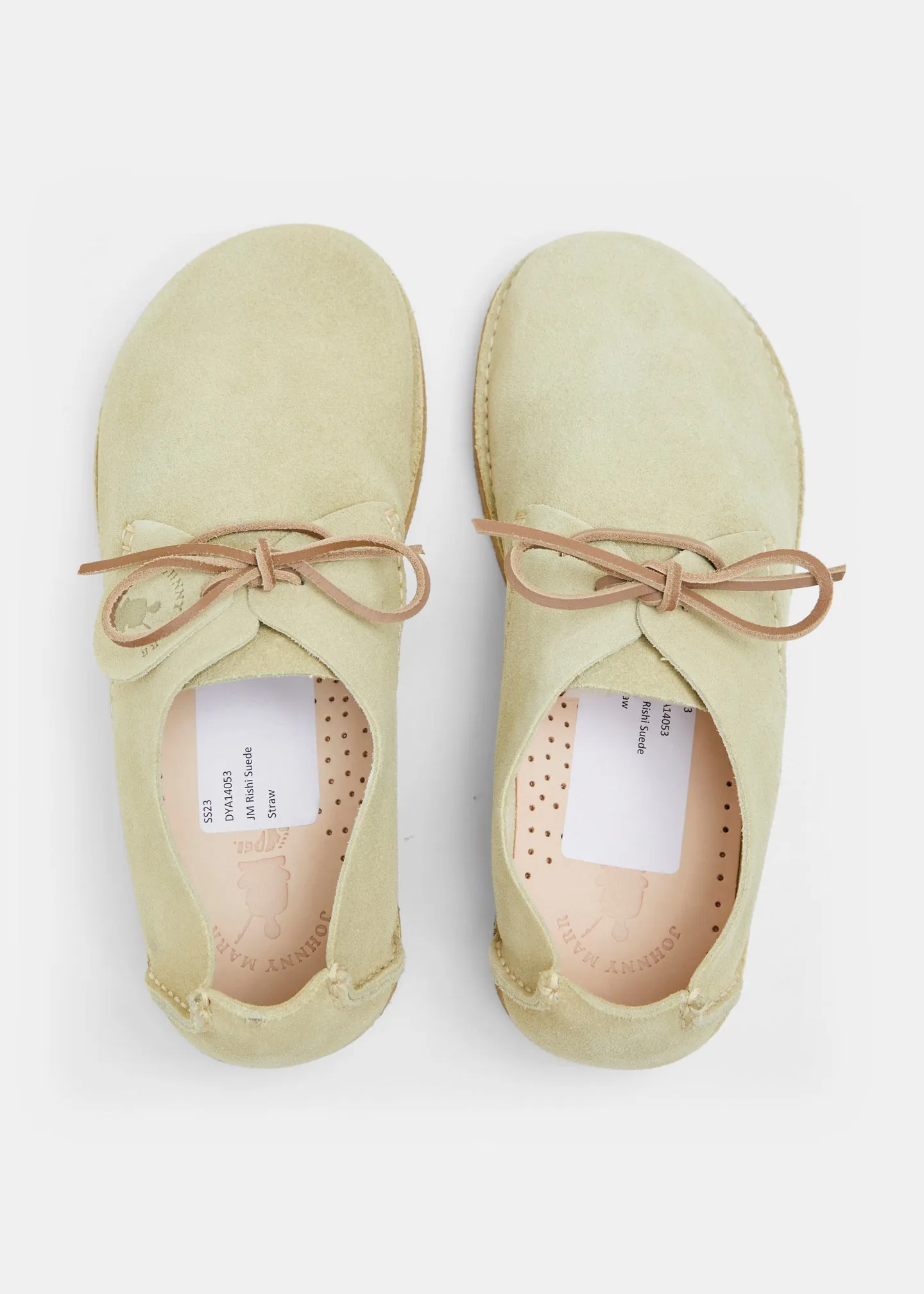 Johnny Marr Rishi Suede Shoe - Straw