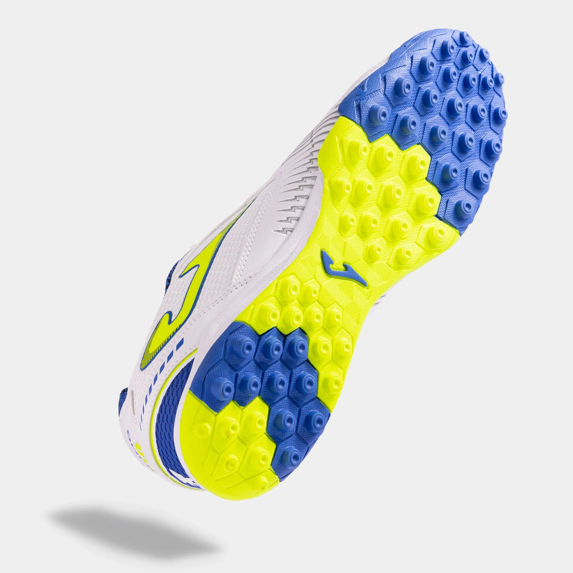 Joma men's Turf soccer shoe Dribling 2302 white-blue 