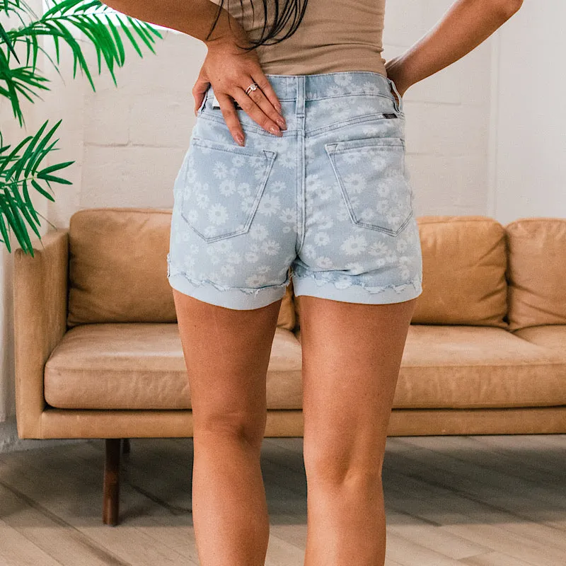 KanCan Genevive Floral Print Shorts FINAL SALE