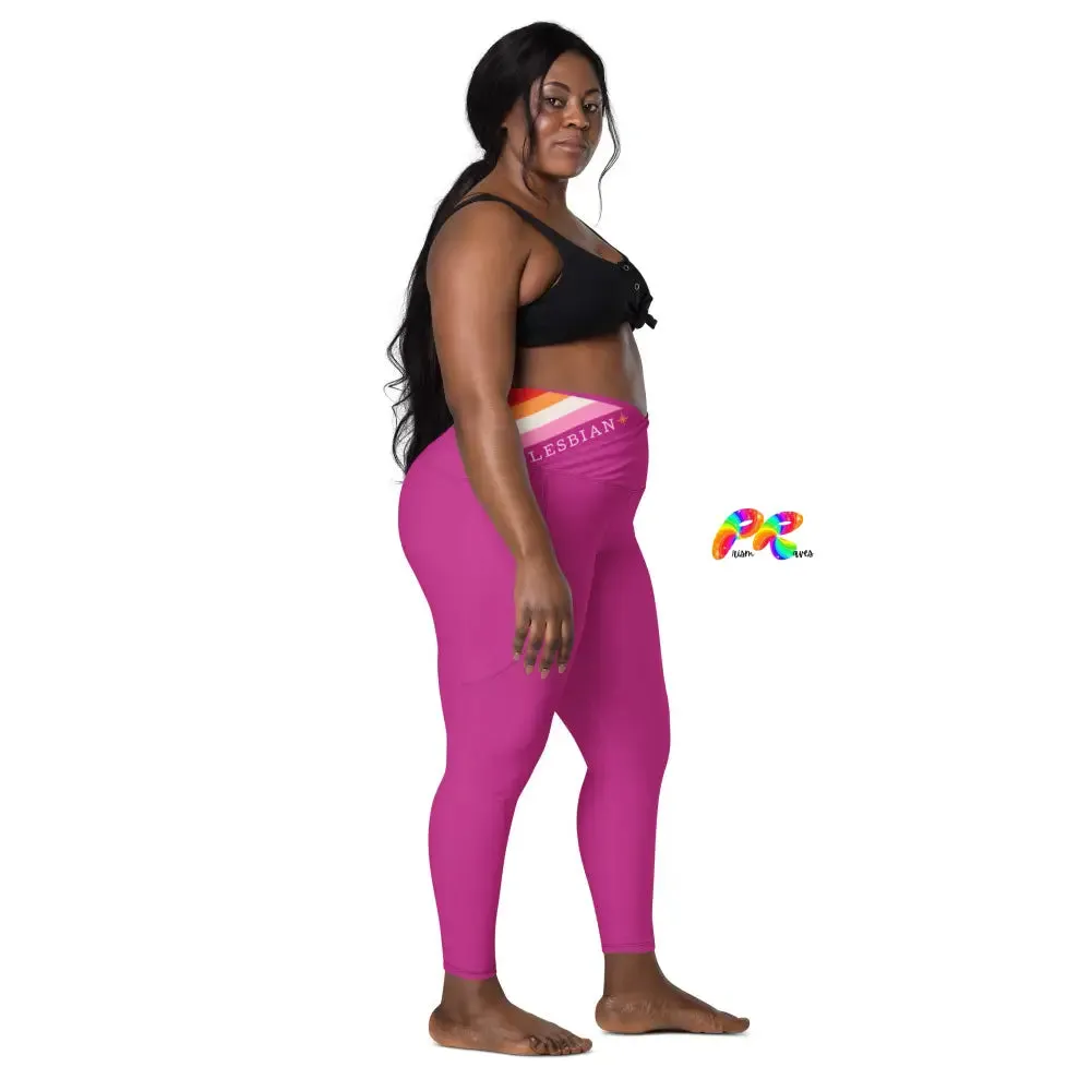Lesbian Crossover Leggings w Pockets