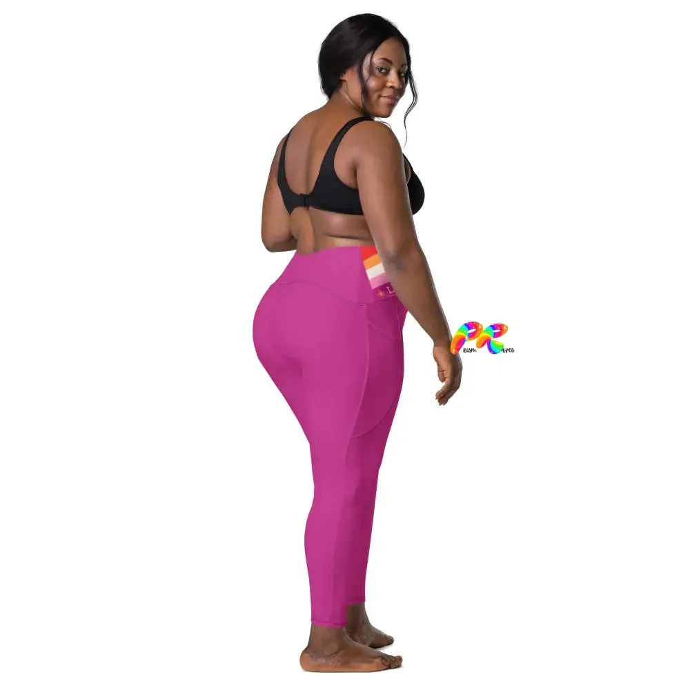 Lesbian Crossover Leggings w Pockets