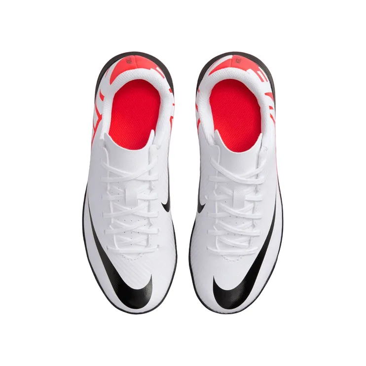 Nike boys' soccer shoe Vapor 15 Club TF DJ5956-600 crimson-white-black
