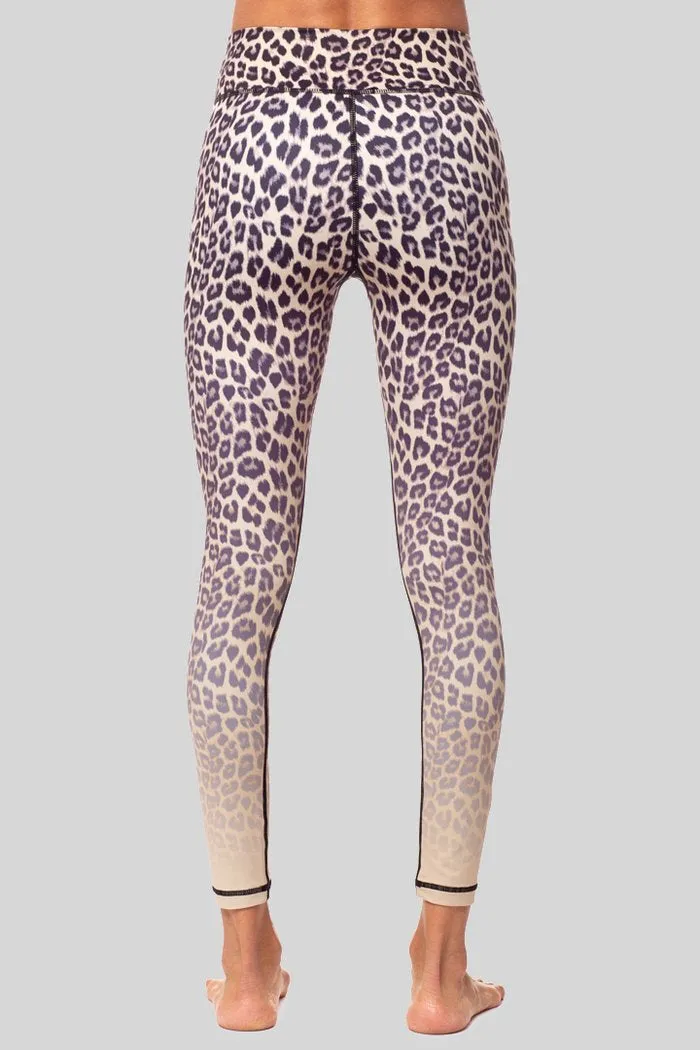 Rockell 7/8 Legging - Sand Leopard Ombre