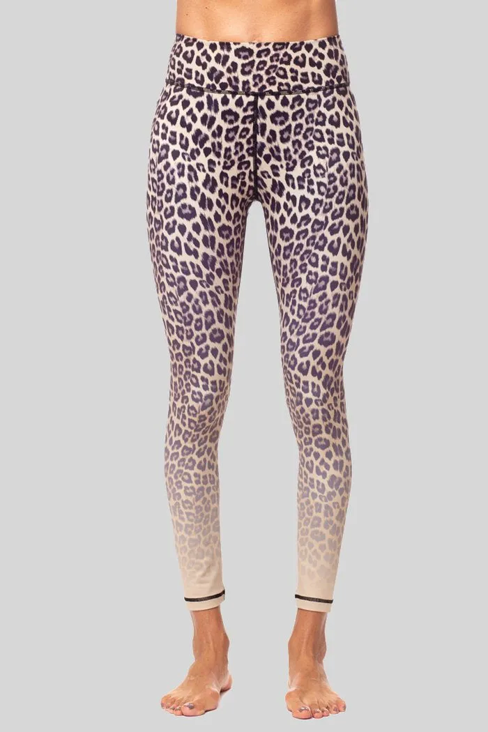 Rockell 7/8 Legging - Sand Leopard Ombre