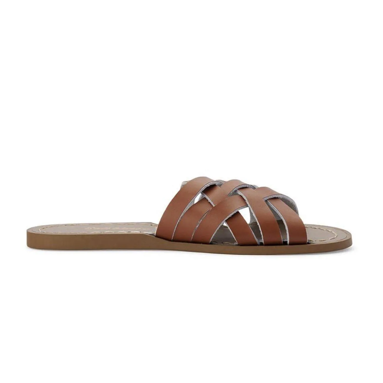 Salt Water Sandals, Retro Slide, Adult, Tan