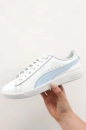 Vikky V3 Leather Sneaker Puma White Icy Blue